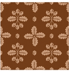 Acorn pattern vector image