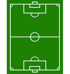 Soccer field vector image