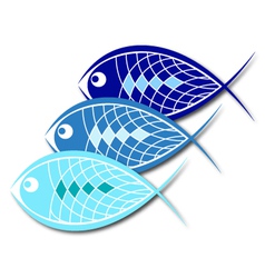 Design for business fish vector image
