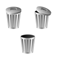 Trash can vector image