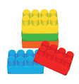 Lego blocks vector image
