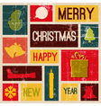 Christmas card vector image