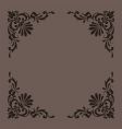Vintage ornaments series vector image