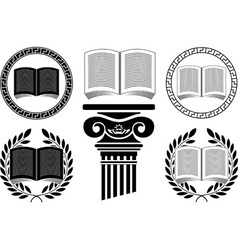 Education stencil third variant vector image