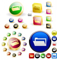 Folder vector image