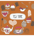 I love tea vector image