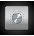 Silver dial vector image