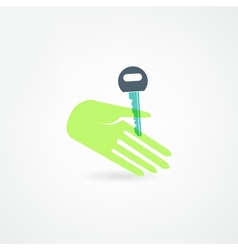 Key icon vector image