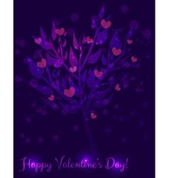 Abstract valentine tree Abstract valentine tree vector image