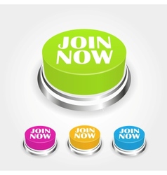 Join now button vector image