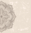Vintage invitation card vector image
