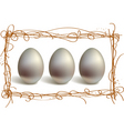 Decorative frame vector image
