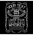 Create your own bottle labels vector image