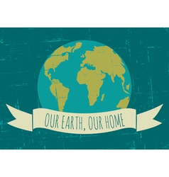 Earth Day poster vector image