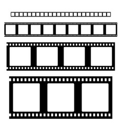 Filmstrip set Filmstrip set vector image