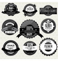 Quality guarantee vector image