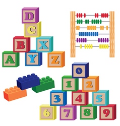 Children toys vector image