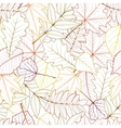 Seamless with autumn leaves Seamless with autumn leaves vector image