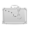 Metallic briefcase 03 vector image