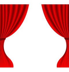 Theater curtains vector image