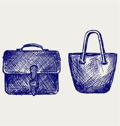 Bags vector image