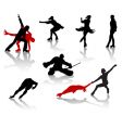 Skating vector image