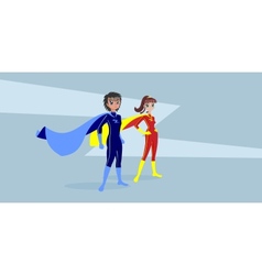 Heroes vector image