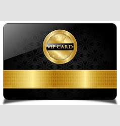 Vip card vector image