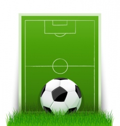 Soccer background vector image