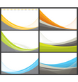 Business cards set vector image