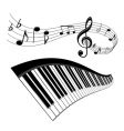 Music background vector image