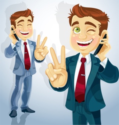 Businessman character Businessman character vector image