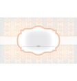 Banner on the beautiful background vector image