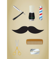 Barber Shop icons set vector image