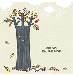 Autumn background vector image