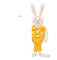 Cute rabbit isolated vector image