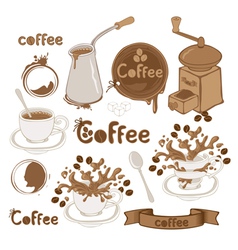 Coffee theme Coffee theme vector image