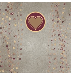 Valentine hearts card Valentine hearts card vector image