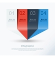 Numbered banners vector image
