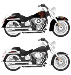 Motorcycle vector image