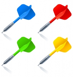 Darts vector image