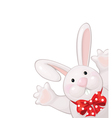Funny rabbit vector image