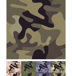 Seamless camouflage background vector image