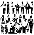 City workers vector image