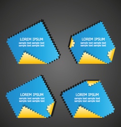 Sticker vector image