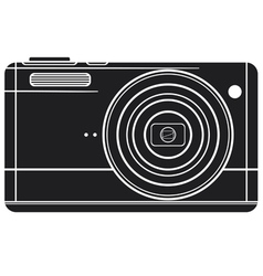Digital photo camera vector image