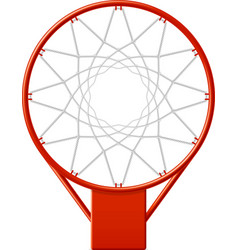 Basketball hoop vector image