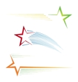 Star icons vector image