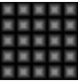 Geometric black background with glowing squares Geometric black background with glowing squares vector image