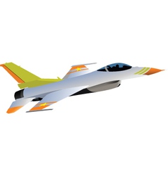 Jet fighter plane vector image